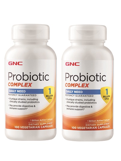 GNC 10億綜合益生菌 Probiotic Complex 100顆(一組2瓶)